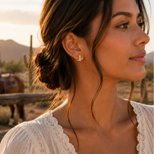 Load image into Gallery viewer, Cowboy Boot Crystal Earrings