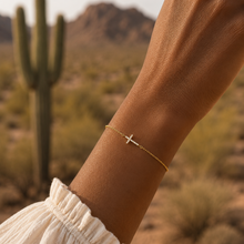Load image into Gallery viewer, Hope Cross Bracelet