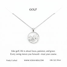 Load image into Gallery viewer, Trust Your Course Golf Necklace