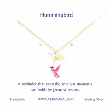 Load image into Gallery viewer, Grace in Flight- Hummingbird Necklace