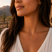 Load image into Gallery viewer, Grit and Grace – Horseshoe Crystal Necklace