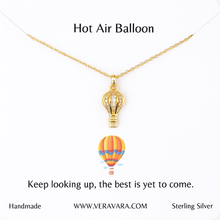 Load image into Gallery viewer, Skybound- Hot Air Balloon Necklace