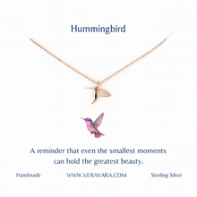 Load image into Gallery viewer, Grace in Flight- Hummingbird Necklace