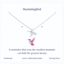 Load image into Gallery viewer, Grace in Flight- Hummingbird Necklace