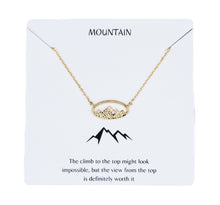 Load image into Gallery viewer, Gold Mountain Necklace