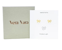 Load image into Gallery viewer, Everyday Is A Gift Bow Earrings
