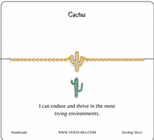 Load image into Gallery viewer, Saguaro Cactus Crystal Bracelet
