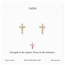 Load image into Gallery viewer, Radiant Cross Earrings
