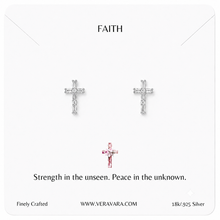 Load image into Gallery viewer, Radiant Cross Earrings
