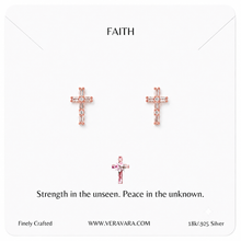 Load image into Gallery viewer, Radiant Cross Earrings
