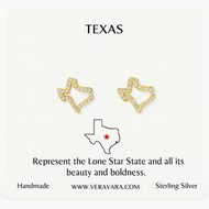 Texas Pave Crystal Earrings