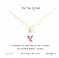 Grace in Flight- Hummingbird Necklace