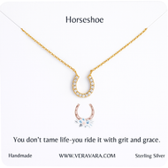 Grit and Grace – Horseshoe Crystal Necklace