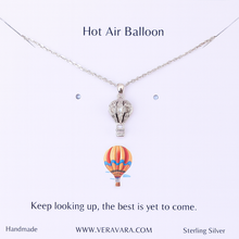 Load image into Gallery viewer, Skybound- Hot Air Balloon Necklace
