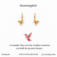 Grace in Flight- Hummingbird Earrings
