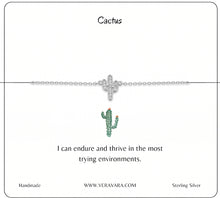 Load image into Gallery viewer, Saguaro Cactus Crystal Bracelet
