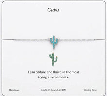 Load image into Gallery viewer, Saguaro Cactus Turquoise Crystal Bracelet
