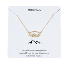 Load image into Gallery viewer, Gold Mountain Necklace
