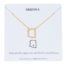 Load image into Gallery viewer, Arizona Silver Pave Necklace
